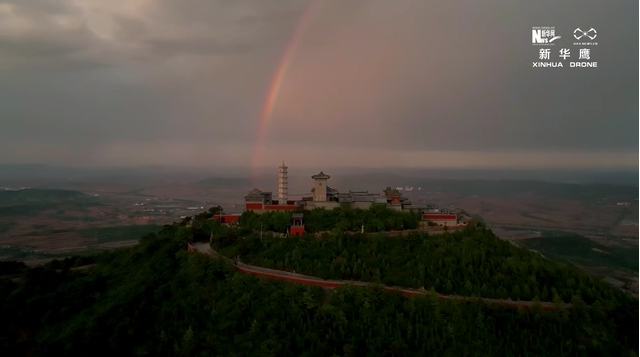 【“飞阅”中国】看，彩虹！航拍雨后七